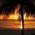 Beach at sunset